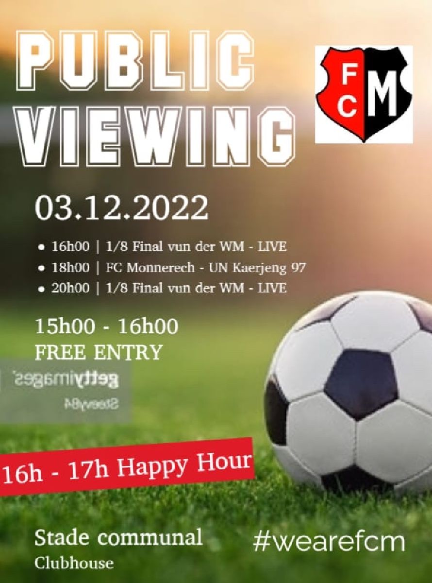 Fussball WM am Club House Fussball WM am Club House