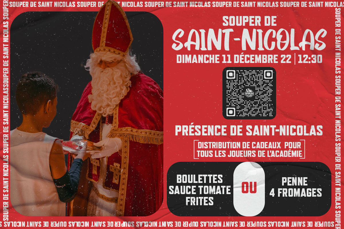 Inscrivez-vous pour le Souper de la Saint-Nicolas Inscrivez-vous pour le Souper de la Saint-Nicolas