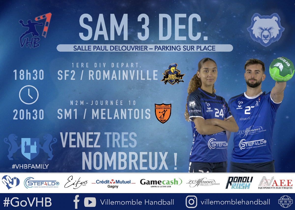 MATCHDAY 3/4 DECEMBRE