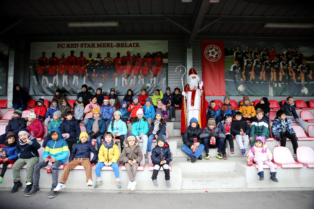 Visite du Saint-Nicolas au Red Star le 4 décembre 2022