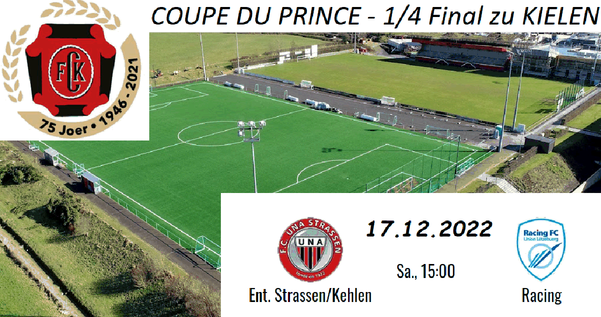 Coupe du Prince - 1/4 Final zu Kielen (18.12) um 15 Auer 