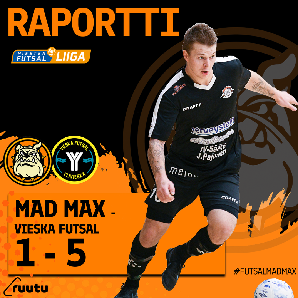 Mad Max taipui Vieska Futsalin vauhdissa