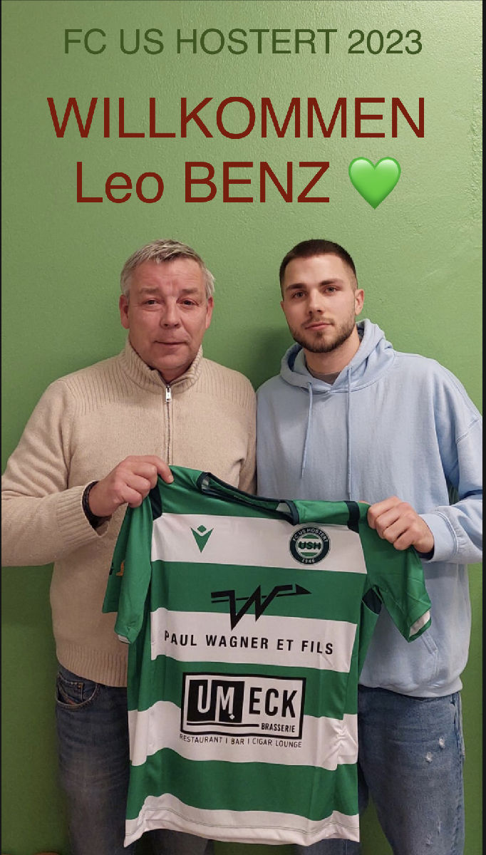 2. Wantertransfert mam Leo BENZ ! 2. Wantertransfert mam Leo BENZ !