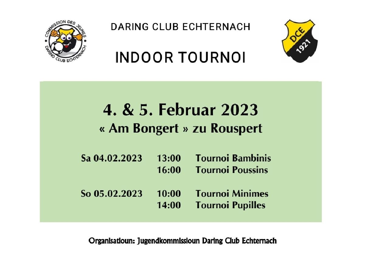 INDOOR TOURNOI