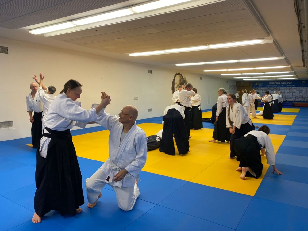 Internationales Aikido Seminar am 14.01.2023 in Saarbrücken mit Paul Müller 8.Dan Shihan