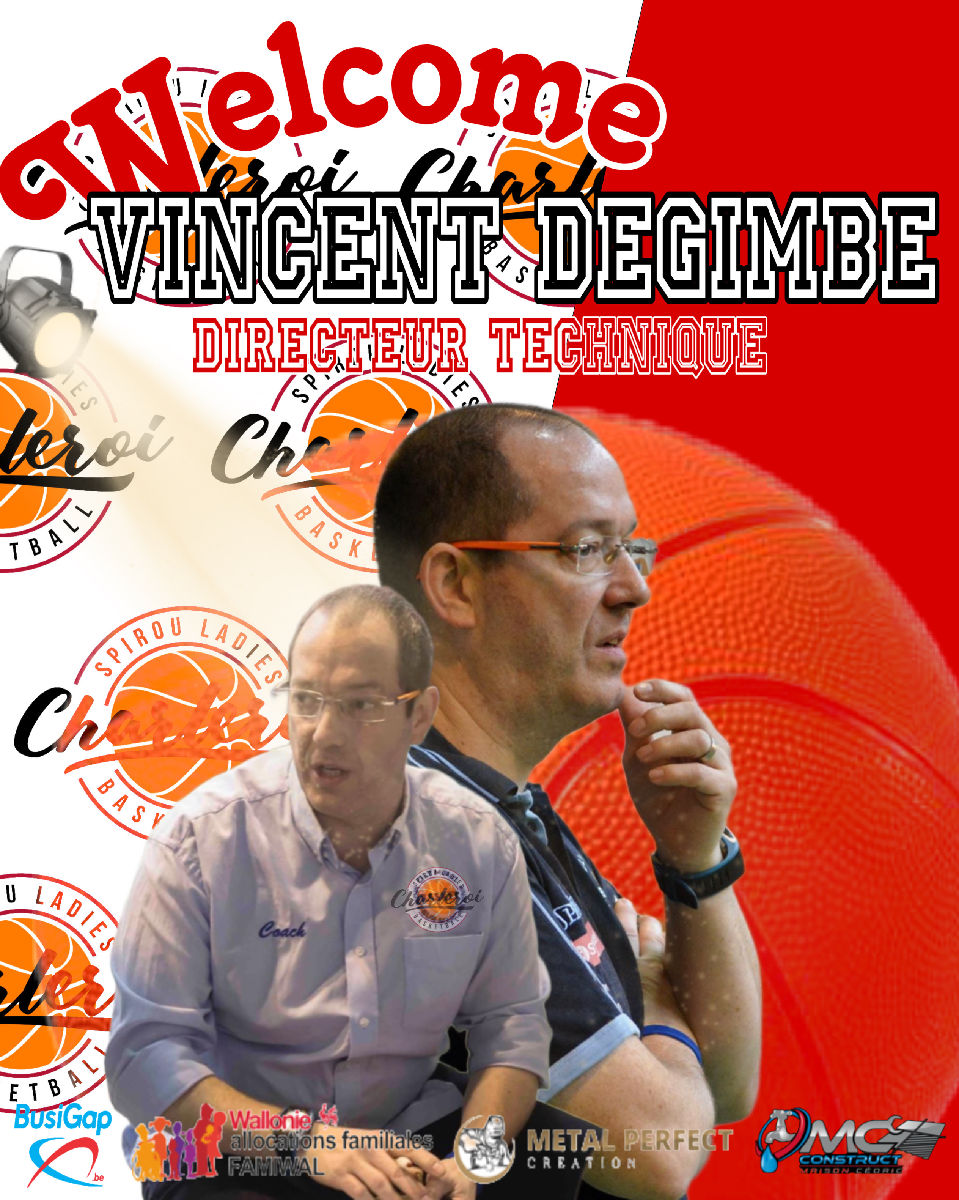 Vincent Degimbe officialisé au poste de D.T. Du club