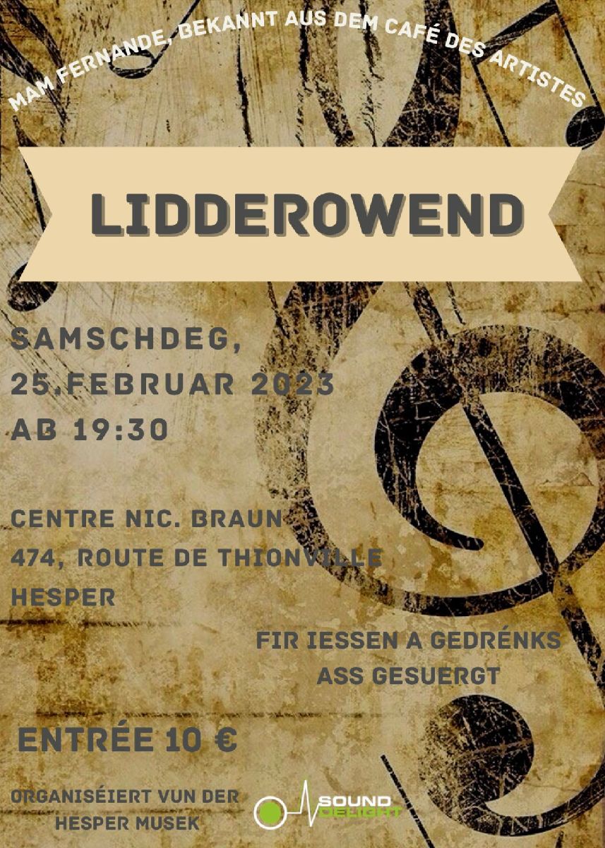 Lidderowend vun der Hesper Musek