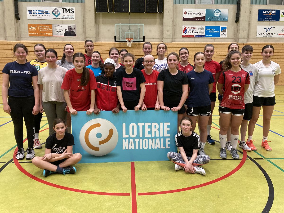 E grousse MERCI un d'LOTERIE NATIONALE, neie Sponser vum HB MUSELDALL!