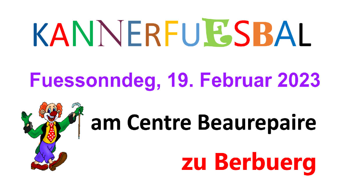 Kannerfuesbal zu Berbuerg
