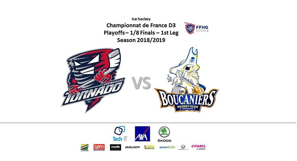 Sat 9/3 at 20:30 - 1st game of the 2nd playoff round in Kockelscheuer Sat 9/3 at 20:30 - 1st game of the 2nd playoff round in Kockelscheuer
