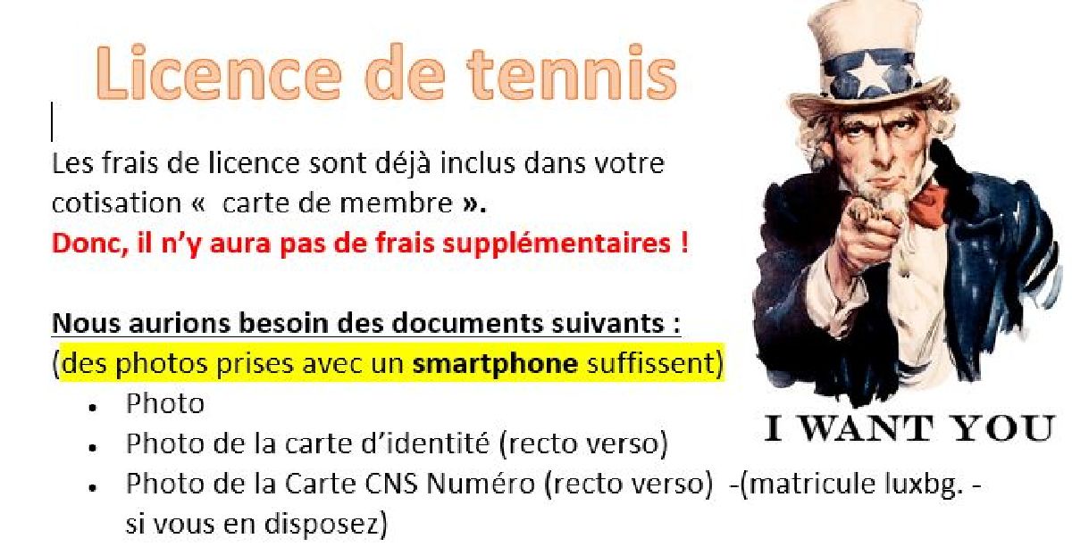 Envie de jouer des matchs - fais ta licence!