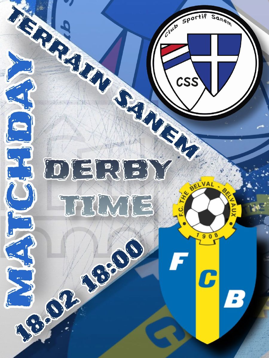 DERBY TIME - Desen Samchten alles op SUESSEM! Start 18:00 !