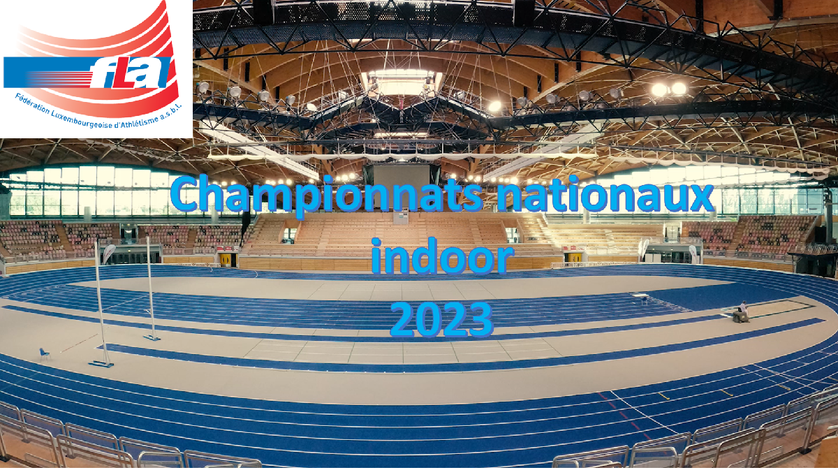 Résultats championnats nationaux indoor 2023