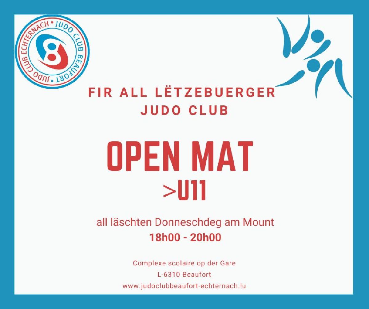 Open Mat Beaufort 26.01