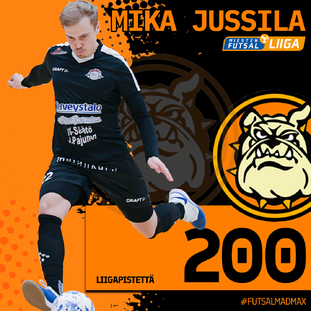 Mika Jussila nousi yli 200 liigapisteen!