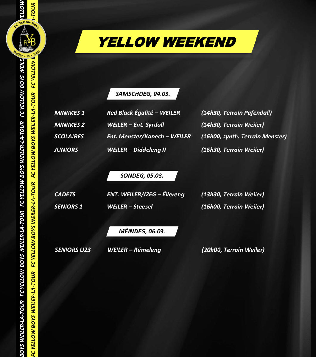 YELLOW WEEKEND 