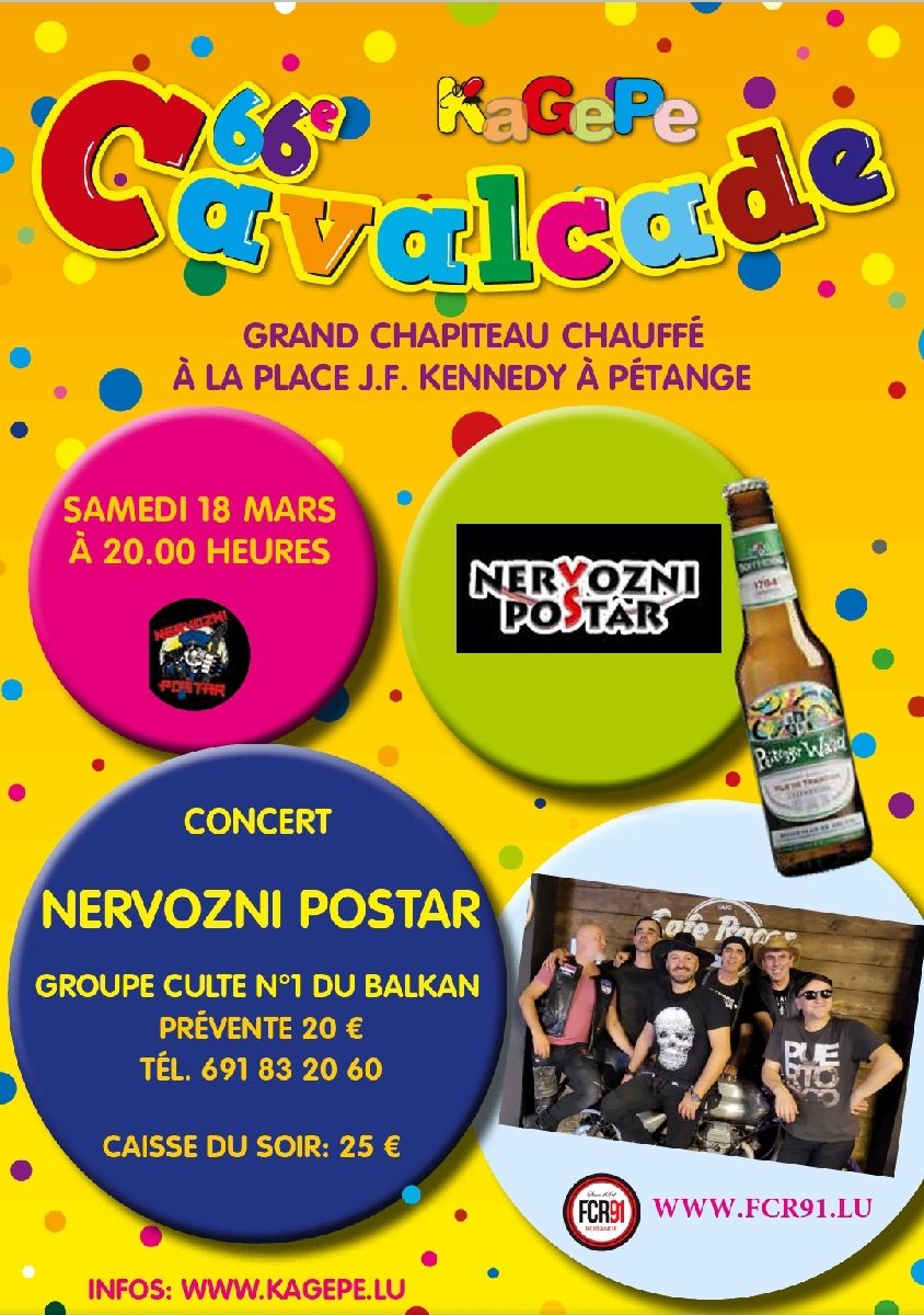 [EVENT] Concert - NERVOZNI POŠTAR