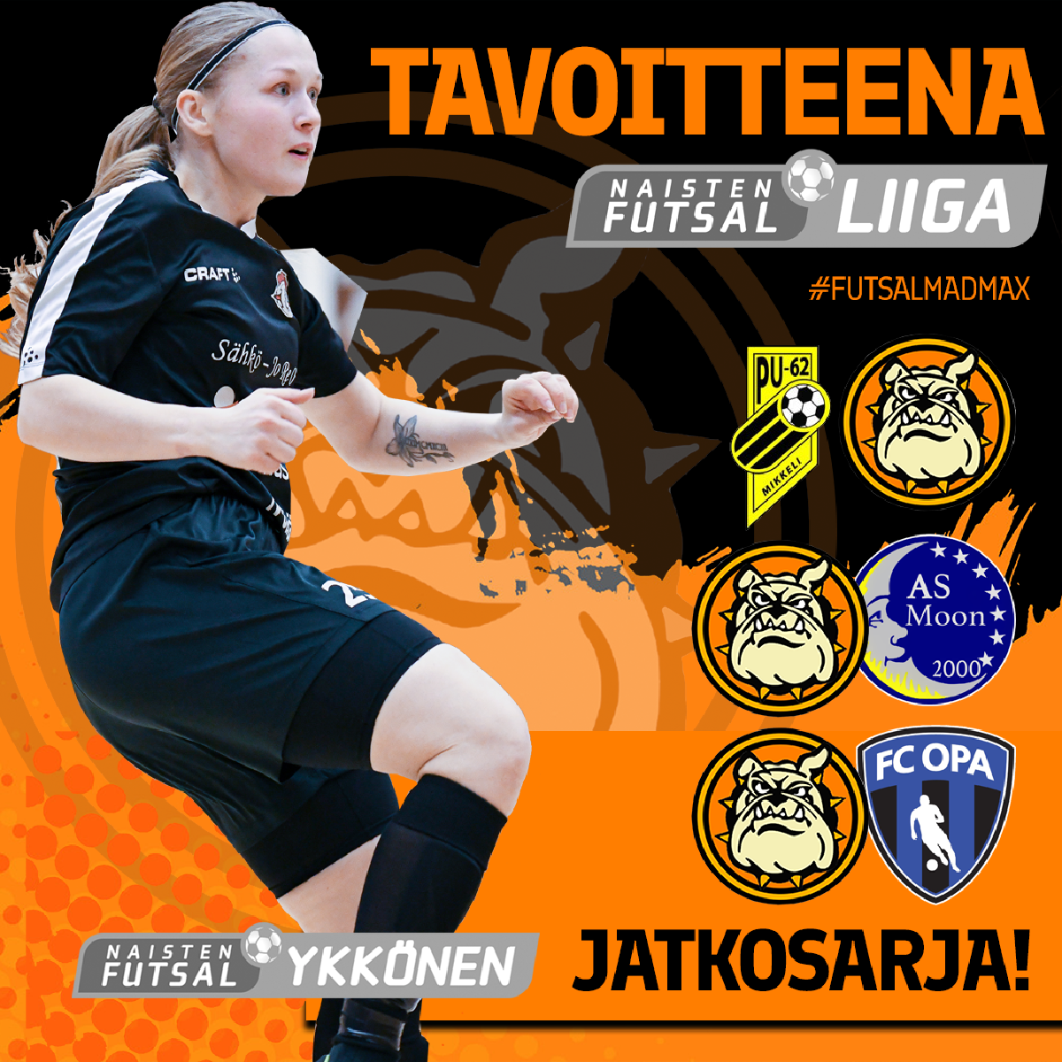 Naisten Ykkösen voitto - tappioton kausi! Tavoitteena Futsal-Liiga Naisten Ykkösen voitto - tappioton kausi! Tavoitteena Futsal-Liiga