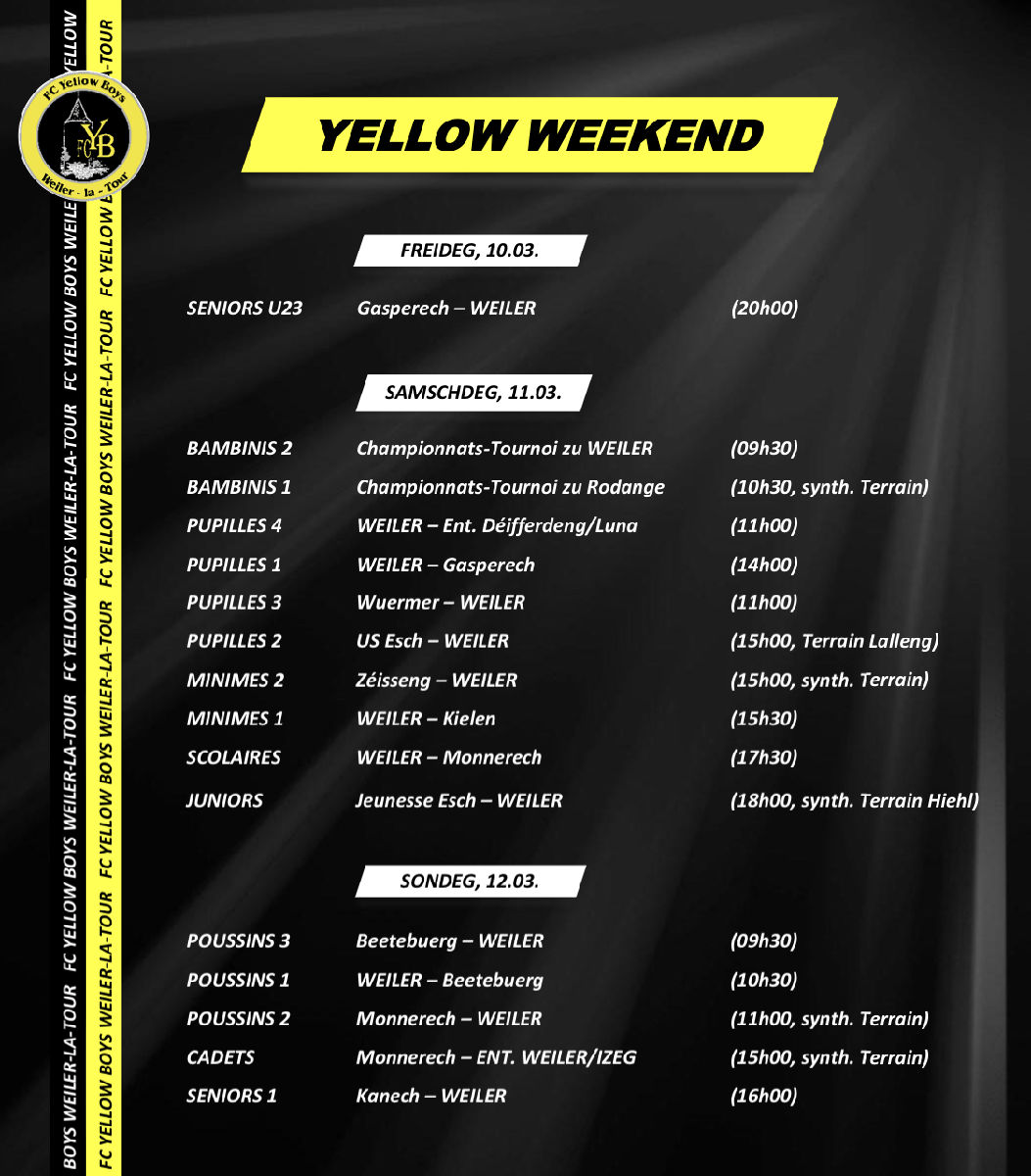 YELLOW WEEKEND 