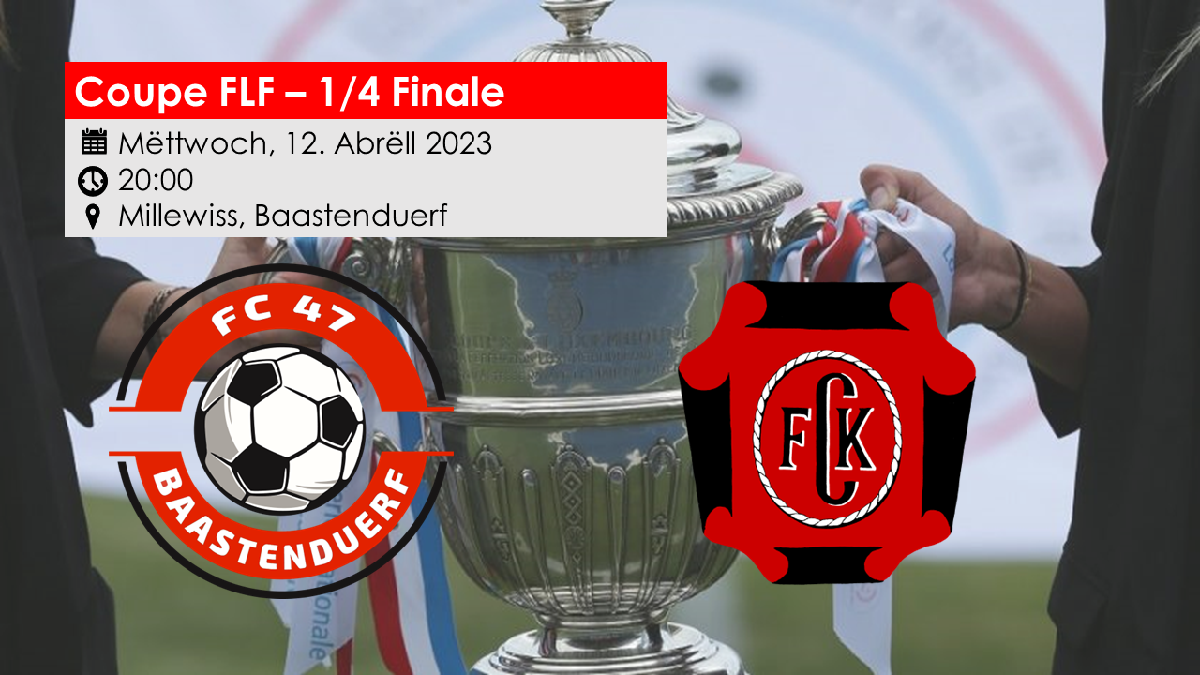 Coupe FLF 1/4 Finale