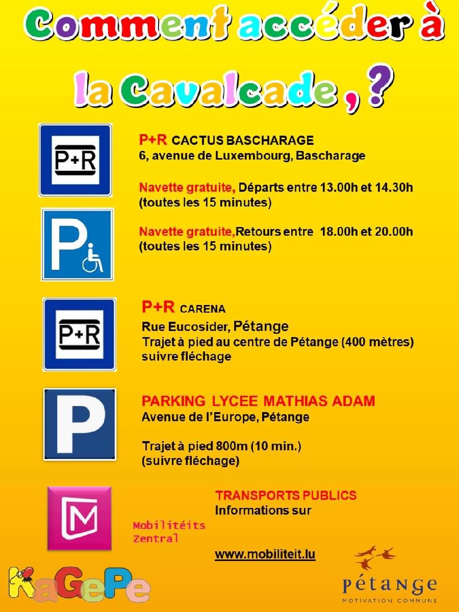 [INFO PARKING] CAVALCADE