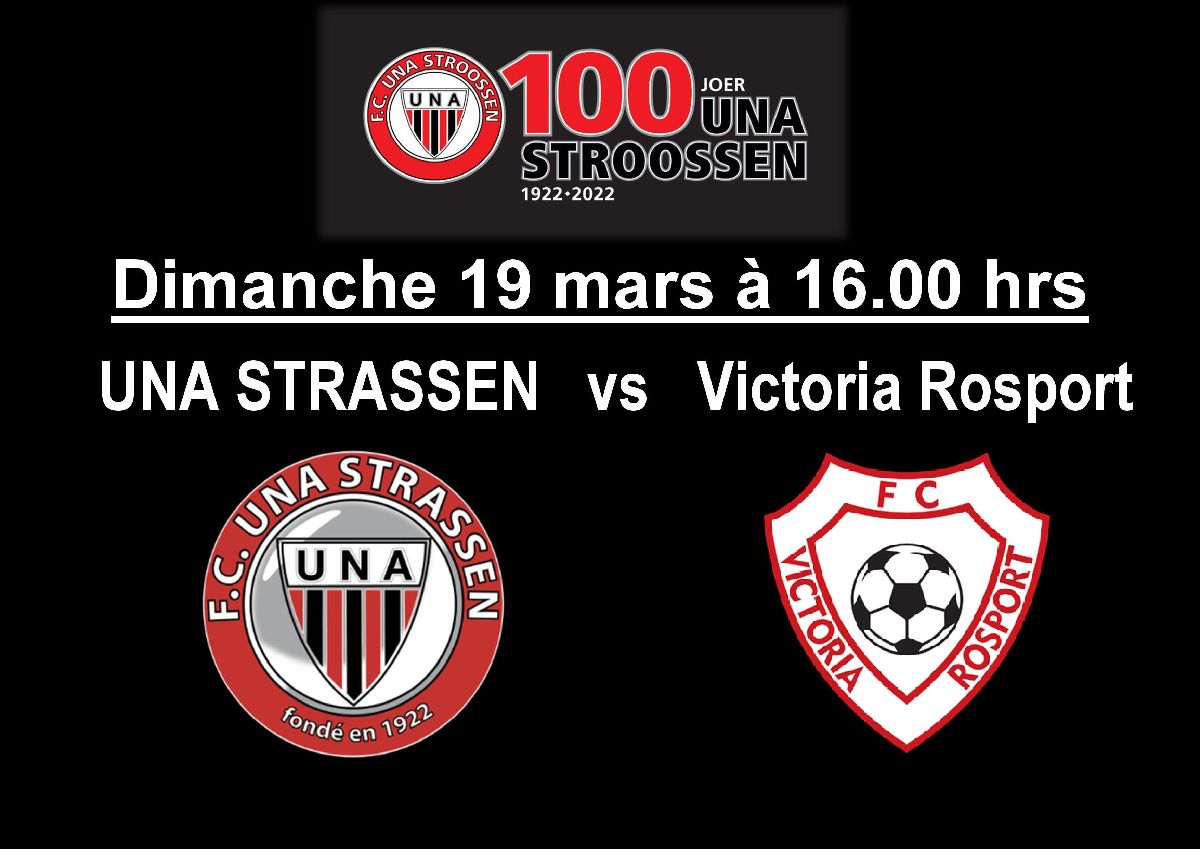 Matchday 21 FC UNA (25 pts) vs Victoria Rosport (21 pts)