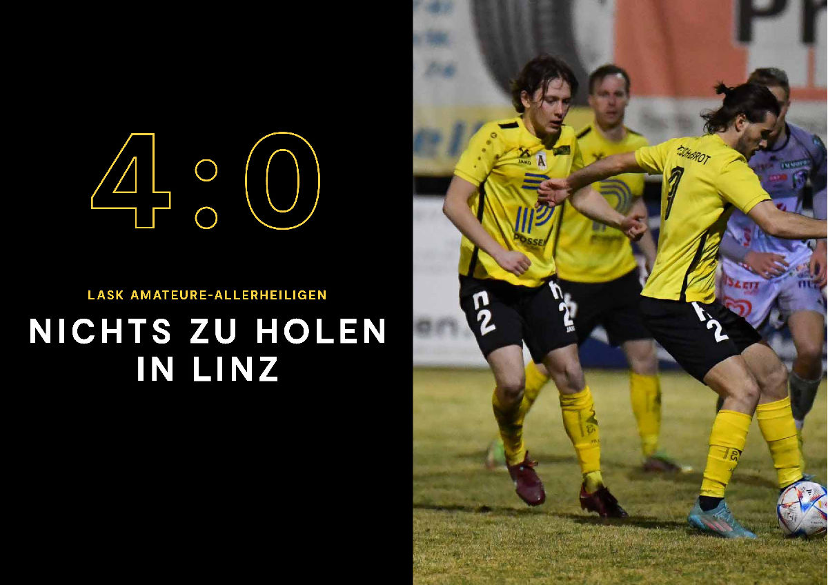 Kein Punktgewinn in Linz Kein Punktgewinn in Linz