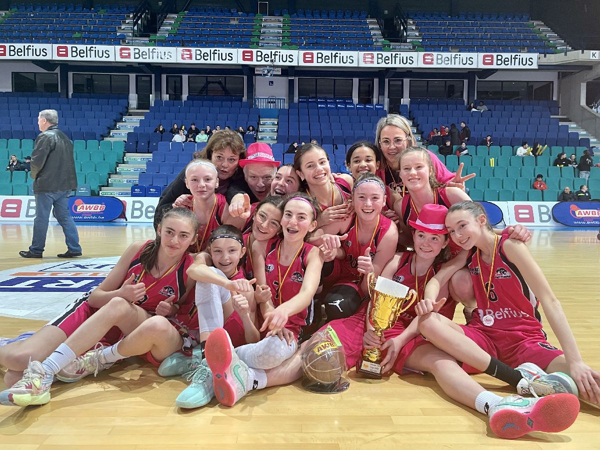 Victoire de nos U14 en coupe AWBB contre Royal Pont de loup 85-57