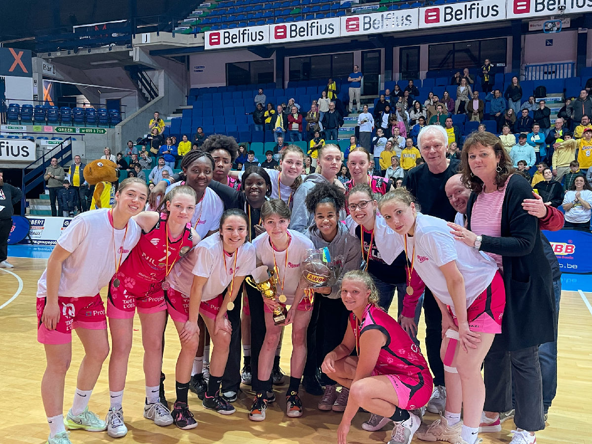 Défaite pour nos U19 en finale de coupe AWBB contre Castors Braine 78-58