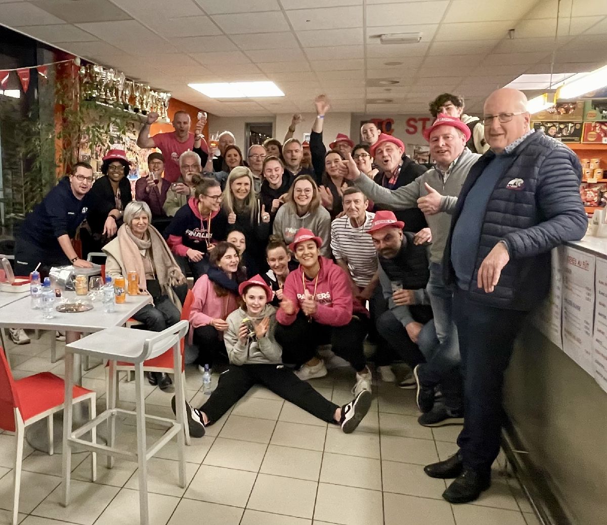 Les panthers fêtent le 3/4 réalisé en coupe AWBB 