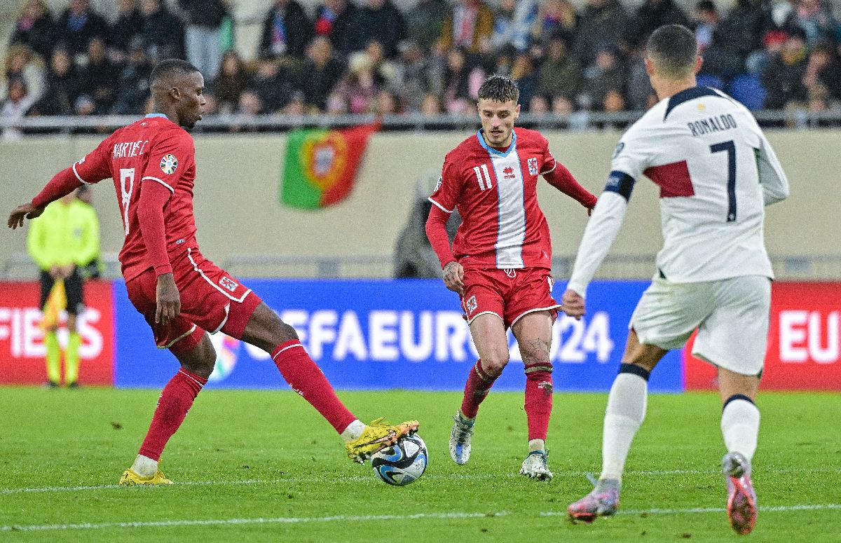 LES ROUT LÉIWEN ENCAISSENT 6 BUTS CONTRE LE PORTUGAL