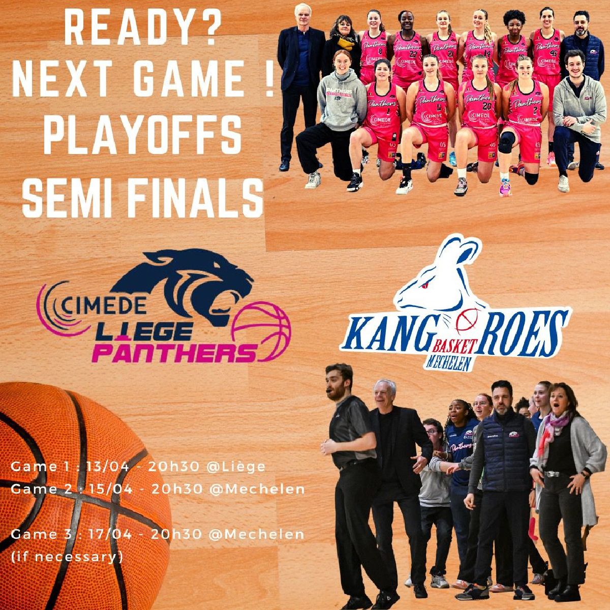 En route pour les 1/2 Finales