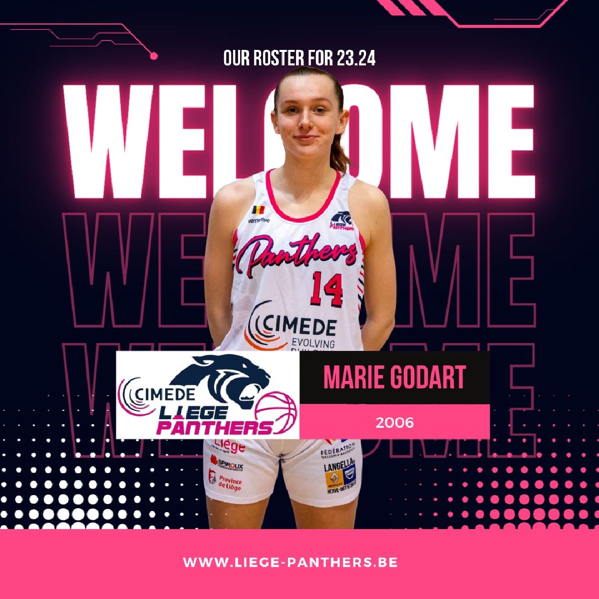 Marie Godart aux Panthers ! 