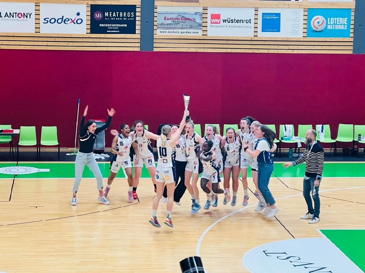 CHAMPIONNES DE LUXEMBOURG: NOTRE EQUIPE ESPOIRES DU BASKET ESCH 