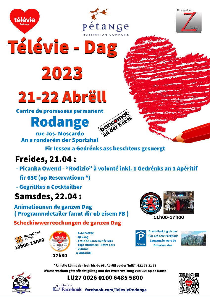 Petange goes Televie - Rodange 22.4.2023