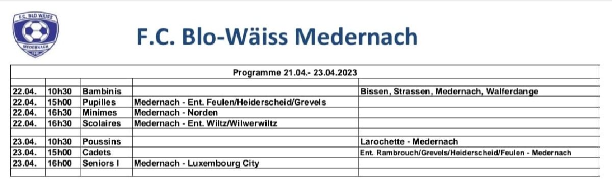Programm 21.04-23.04