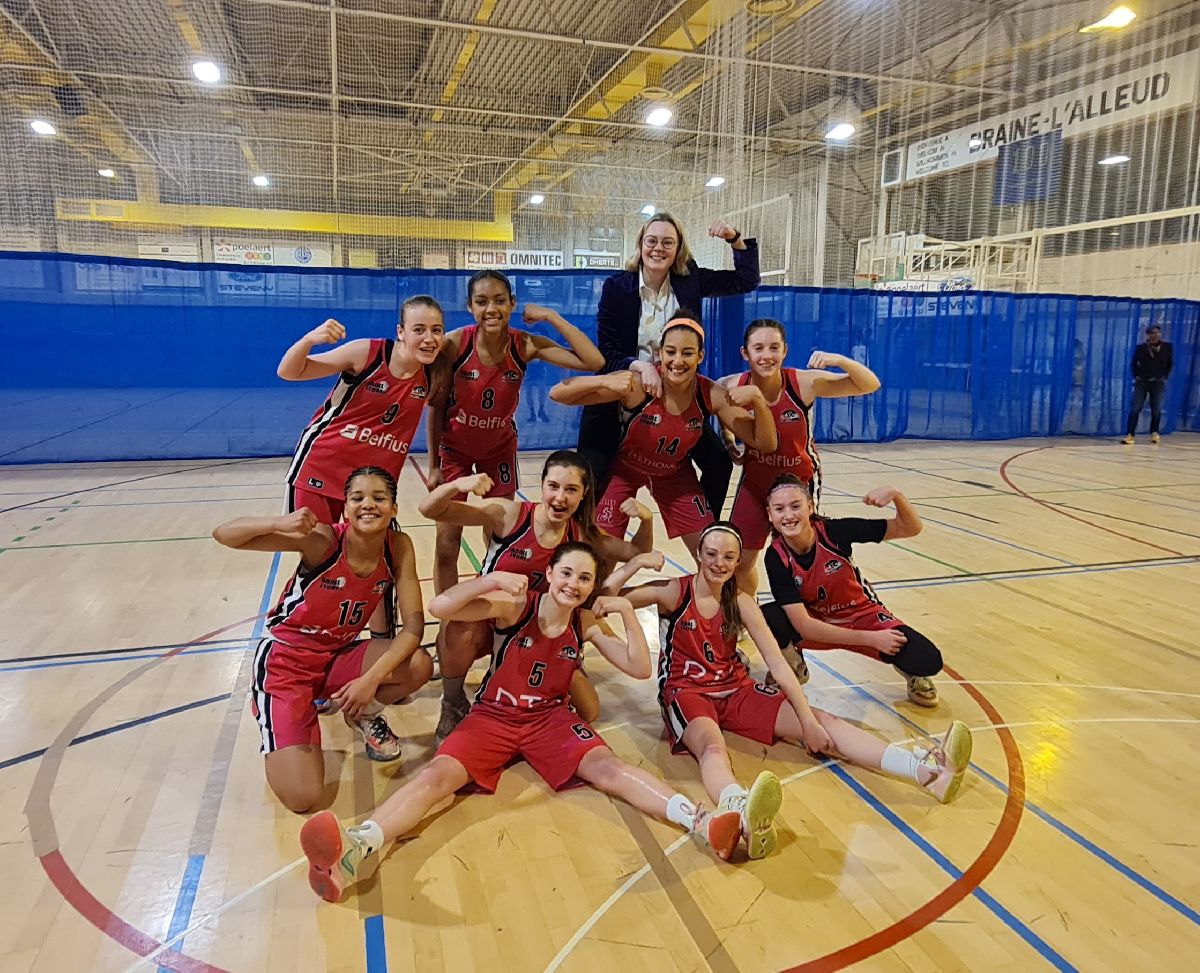 Nos U15 Championnes Régionales Awbb