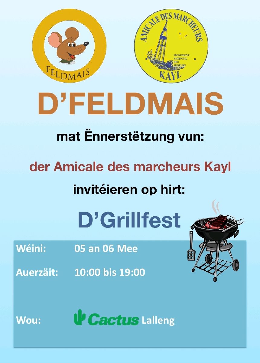 Mir hëllefen grillen