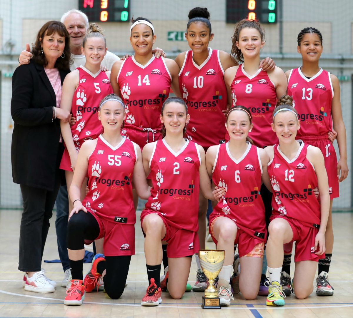 Nos U16 Championnes Awbb 2023