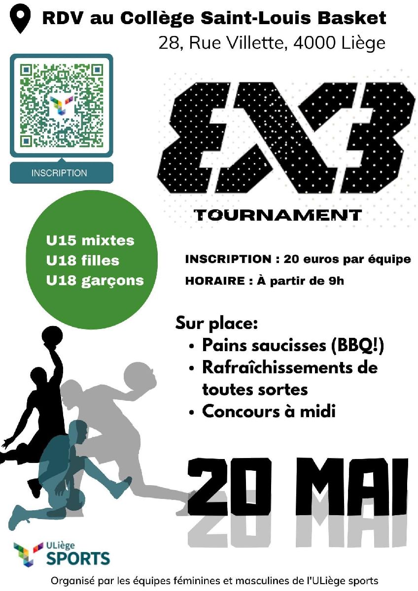 3x3 organisé par nos Panthers universitaires!