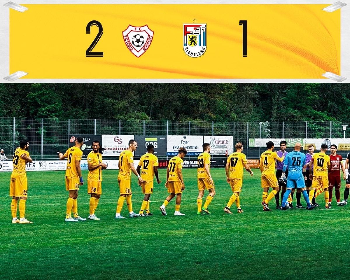 FC Victoria Rosport - F91 Diddeleng 2-1 (0-0)