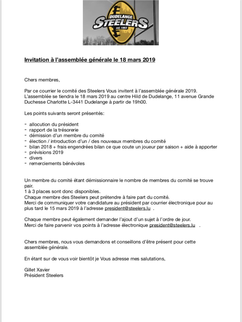 Assemblée Générale