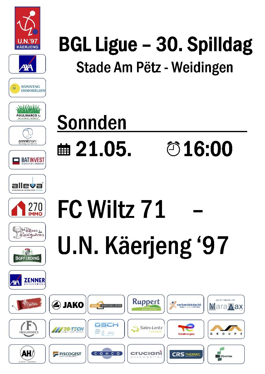 Alles op Wolz!!! FC Wolz 71 - UNK Alles op Wolz!!! FC Wolz 71 - UNK