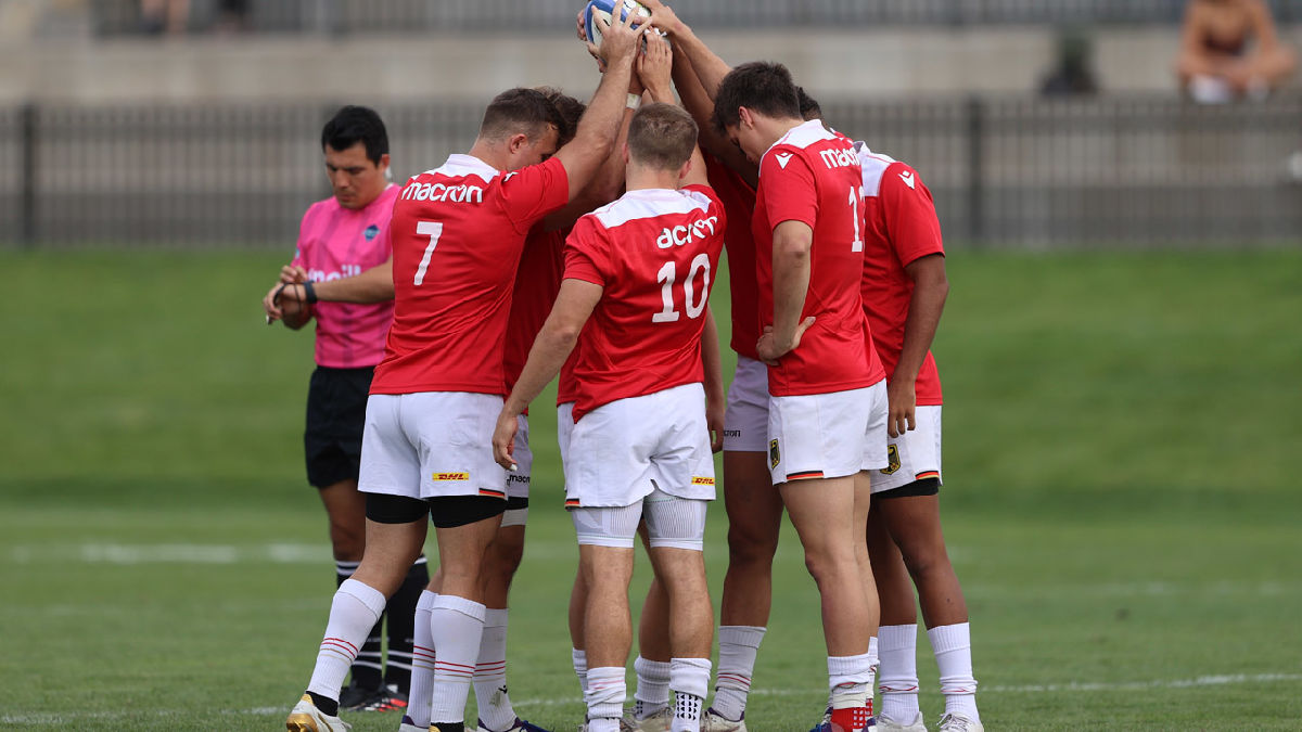 Wolfpack-Auswahl in Newbury am Start