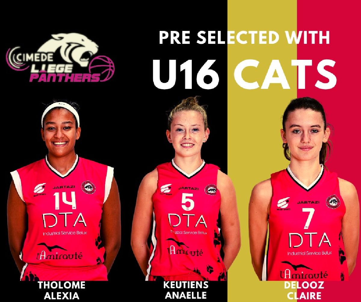 Toujours 3 Panthers chez les U16!