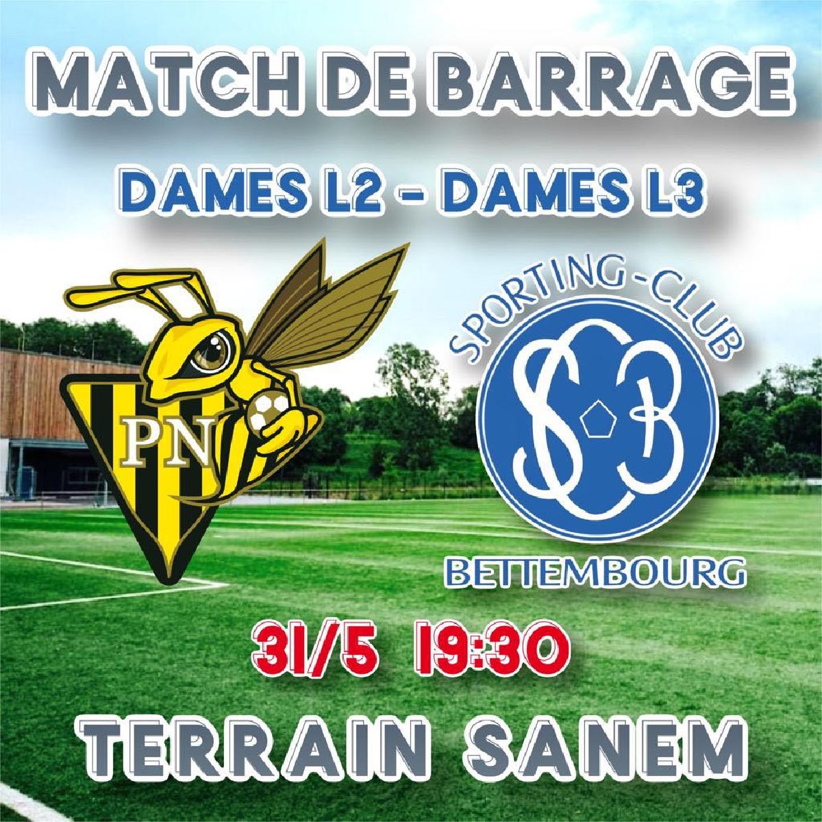 Barrage de barrage zu Suessem !