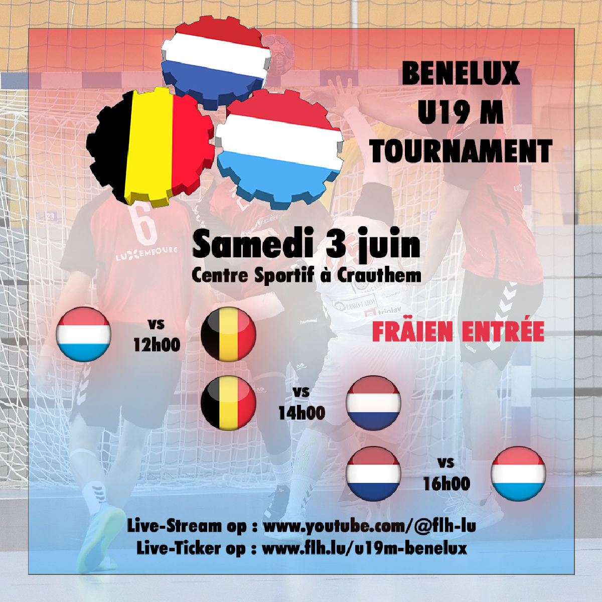Benelux U19 Tournoi zu Crauthem