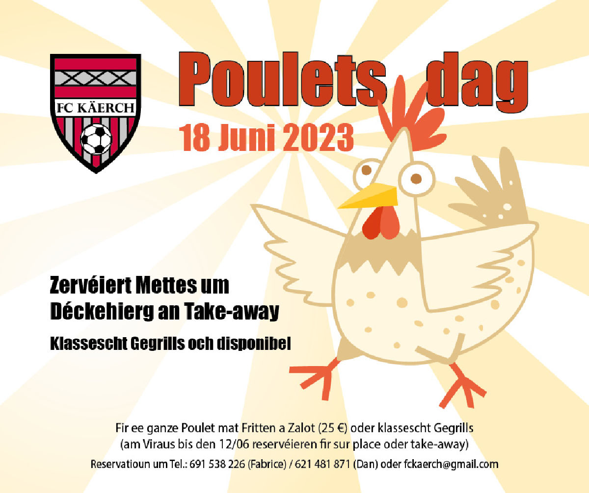 Pouletsdag 18/06/2023 Pouletsdag 18/06/2023