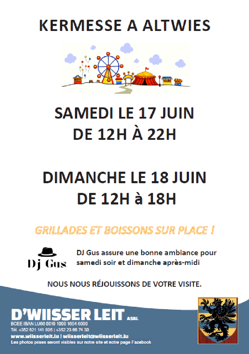 Kermesse 17+18 juin 2023