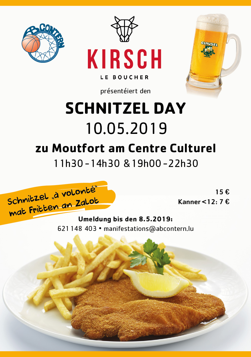 Schnitzel - Day ALL you can eat - Save the date 10 May 2019 Metes an Owes Schnitzel - Day ALL you can eat - Save the date 10 May 2019 Metes an Owes
